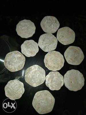 Set of 13 old coins