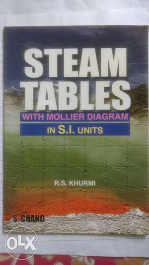 Steam Table Book with mollier diagram (New)