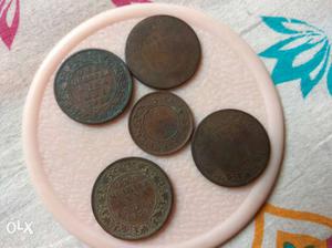 There 5 coins of  and george VII