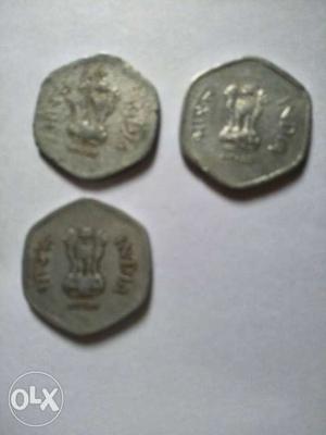 Three Silver Coins