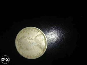 Very old (135yrs) Victoria 100% pure silver coin.