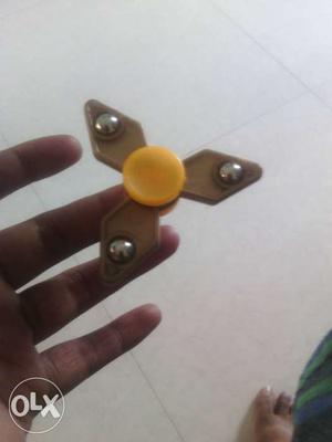 Yellow And Gold Hand Spinner
