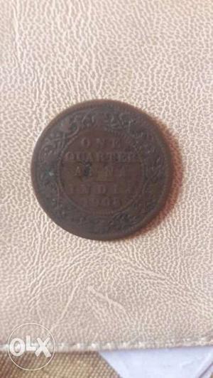 109 years old (year) antique coin...