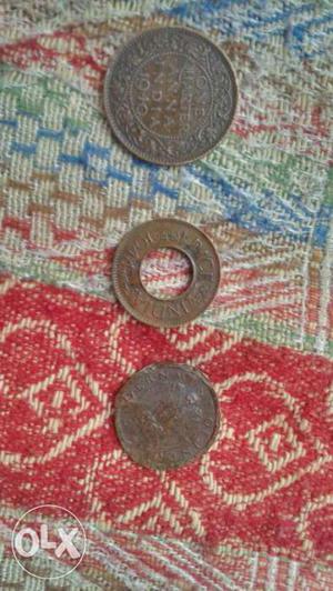 3 coin first George vi king emperor  second