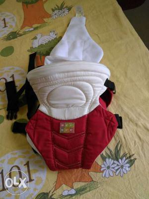 Baby's White And Red Carrier