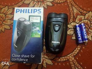 Black Philips electric shaver With Box