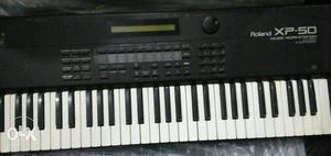 Black Roland XP-50 Electronic Keyboard