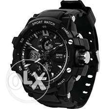 Black sport watch