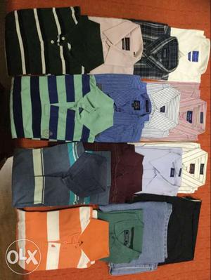 Branded gents shirts (size 44), T shirts (size