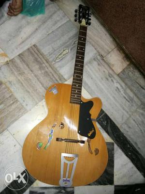 Brown Jazz Guitar