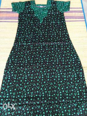 Cotton printed nighties with different patterns