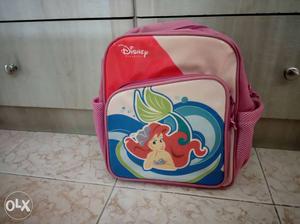 Disney small size school bag with 2 zips