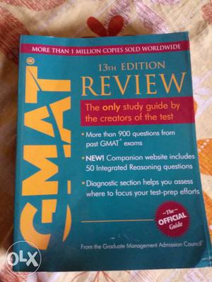 GMAT 13th edition guide.