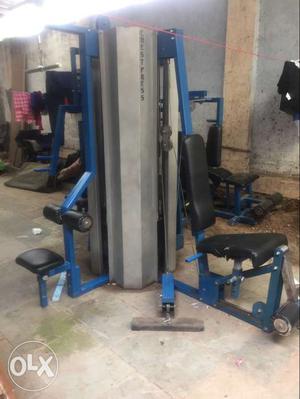 Gym 5 station machine with heavy tata steels