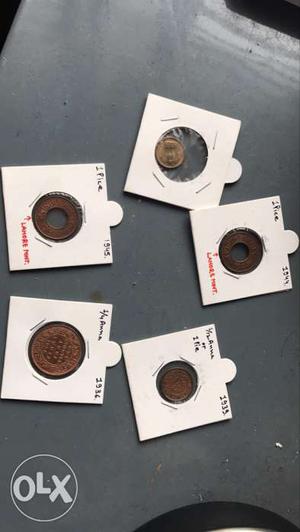 Lahore mint coins and  coins