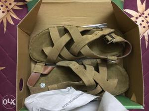 Pair Of Woodland Sandals With Box