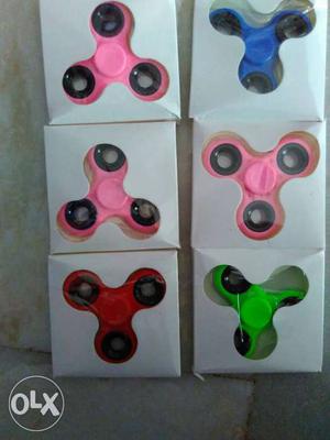 Pink, Blue, Red And Green Hand Spinners.. Each 150