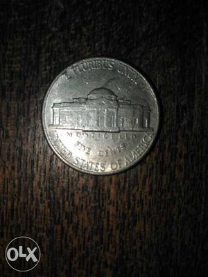Round Silver U.S.A Coin