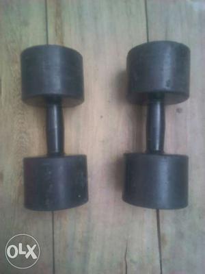 Rubber dumbbell 1 pair 7 kg each