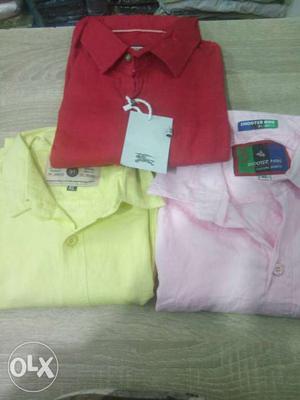 Set of three shirts only rs. 850 size xl