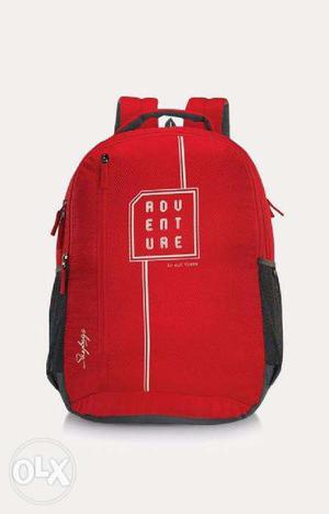 Skybags Red Backpack with tags