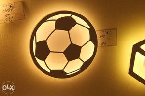 Soccer Ball Wall Mount LED Light Decor