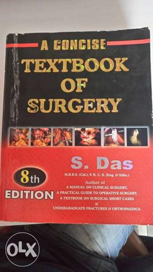 Textbook of surgery for medical,author DR.S.DAS