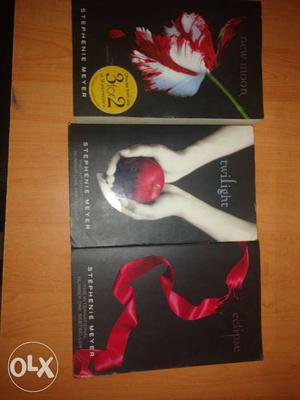 Twilight book set of first three of the series.