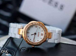 White guess watch for.female un used watch