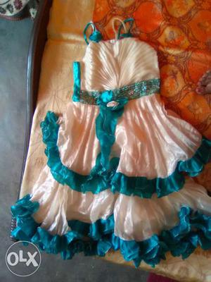 10 to 12 year old girl long frock in owesome