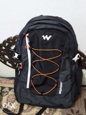 Black And Gray Wildcraft Backpack