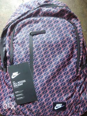Blue And Pink Nike Backpack