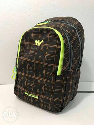 Brown And Green Wilotrack Backpack