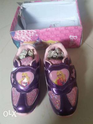 Children's Barbie Shoes With Box