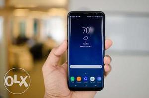 Galaxy S8 black perfect condition 1 month old