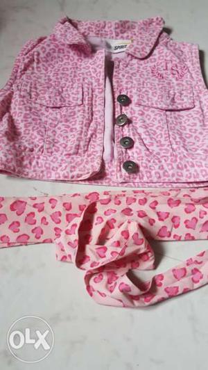 Girl's Pink Vest