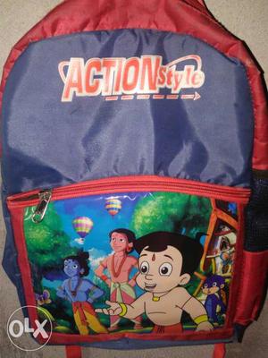 Good quality kids school bag unused