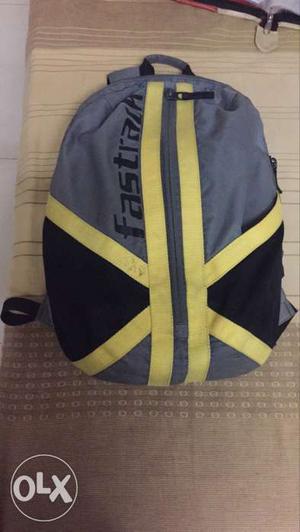 Gray Black And Yellow Fastiach Backpack