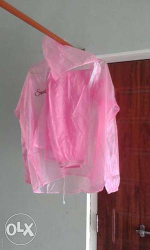New Pink Plastic Rain Coat 6 coloures available cont