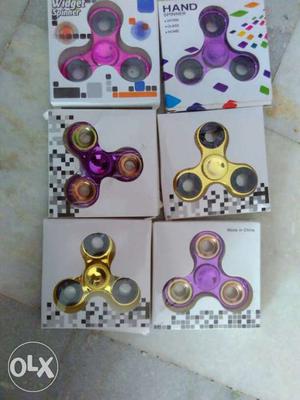 Purple And Gold Hand Spinner Boxes... Each 200