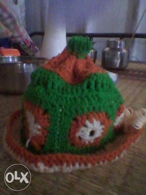 We sell hand made crochet product..