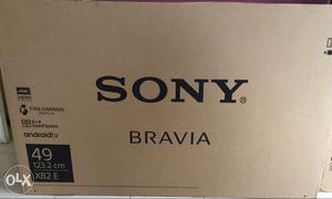 49XE Sony Bravia LED TV Box