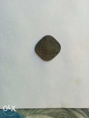 Antique coin of king George 