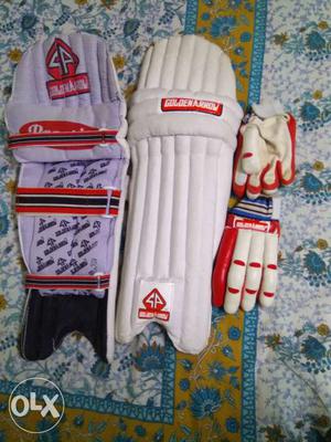 Batting Pad and Gloves From Golden Arrow. Mint Condition.