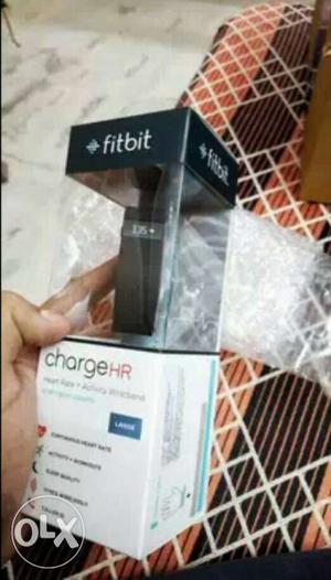Black fitbit charge hr 3months used newly condi