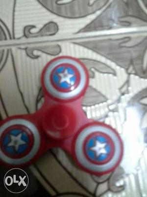 Captain America 3-blade Fidget Spinner