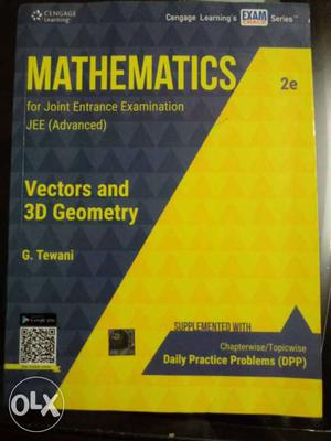 Cengage Mathematics Vectors And 3D Geometry Book for JEE