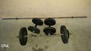 Full body workout equipment with muilty bench and