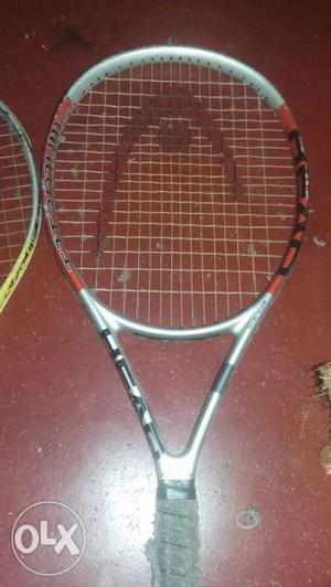 Gray And Black Head Tennis Racket