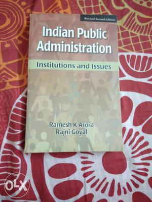 Indian Public Administration Book